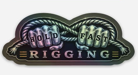 Metallic Hold Fast Rigging Sticker
