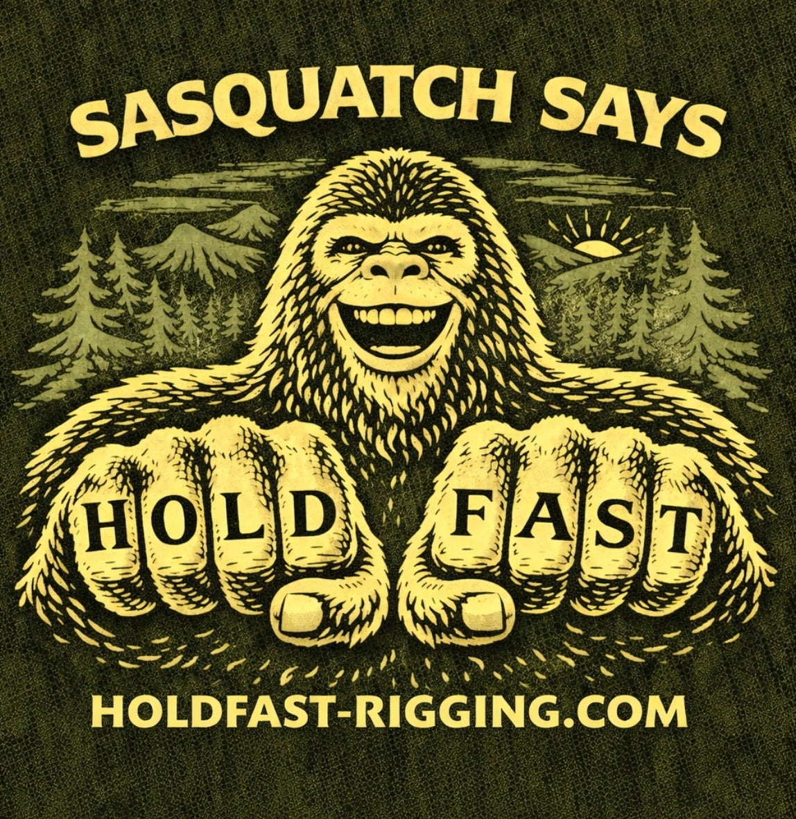 Sasquatch Rigging Wisdom Sticker Pack of 5