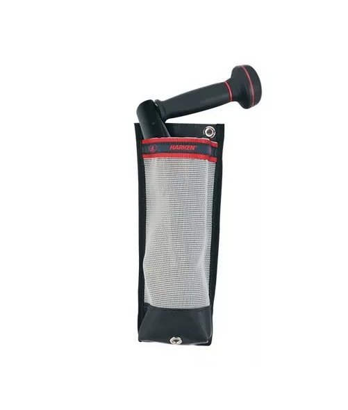 Mesh Winch Handle Bag (Gray)