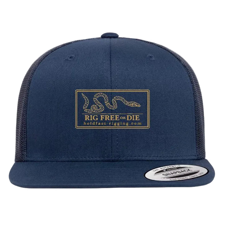 Rig Free of Die Hat Navy Blue
